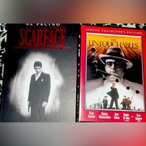 PreOwned Mob Movies TheUntouchables & ScarFace Casino & Carlito’s Way .